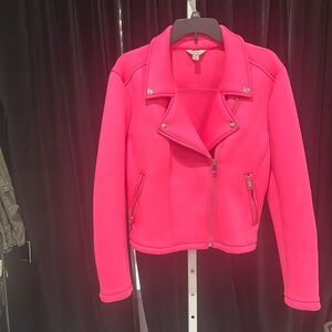 #MotorcycleJacketInHotPink size XL